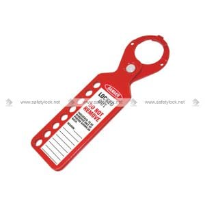 2-in-1 Do Not Operate Double Lockable Labelled Hasp