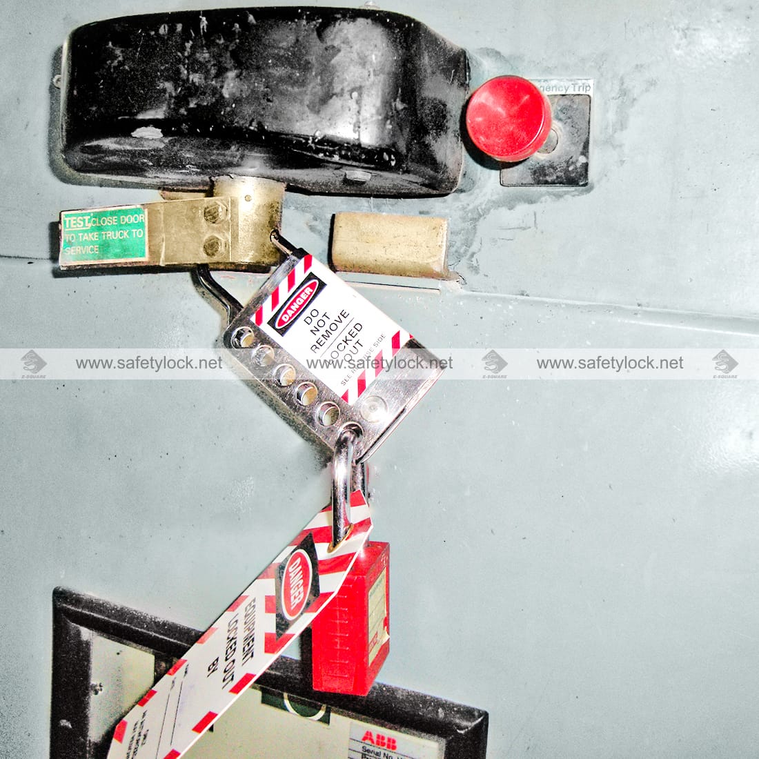 stainless steel lockout hasp for 6 padlocks