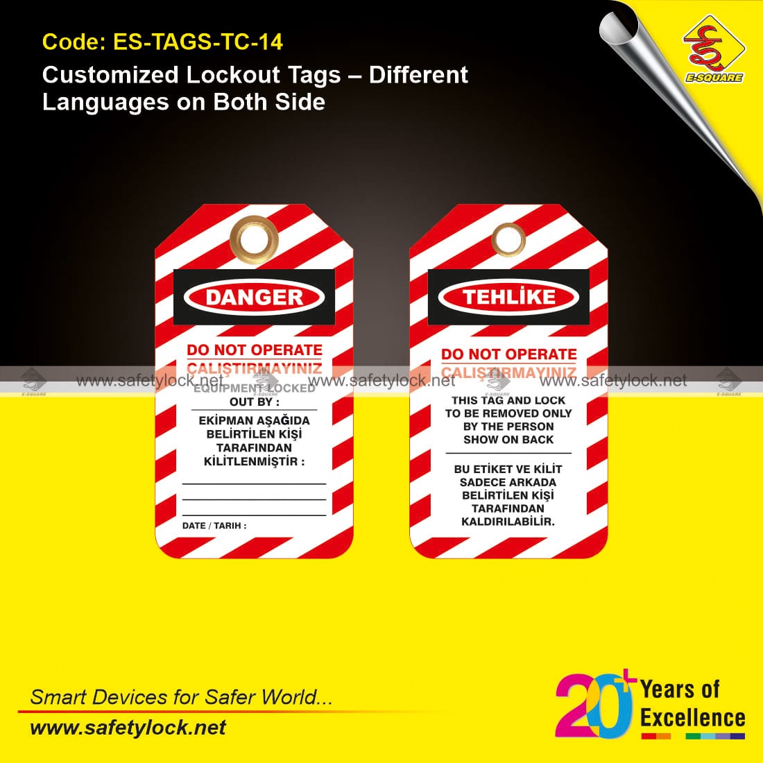 bilingual lockout safety tags