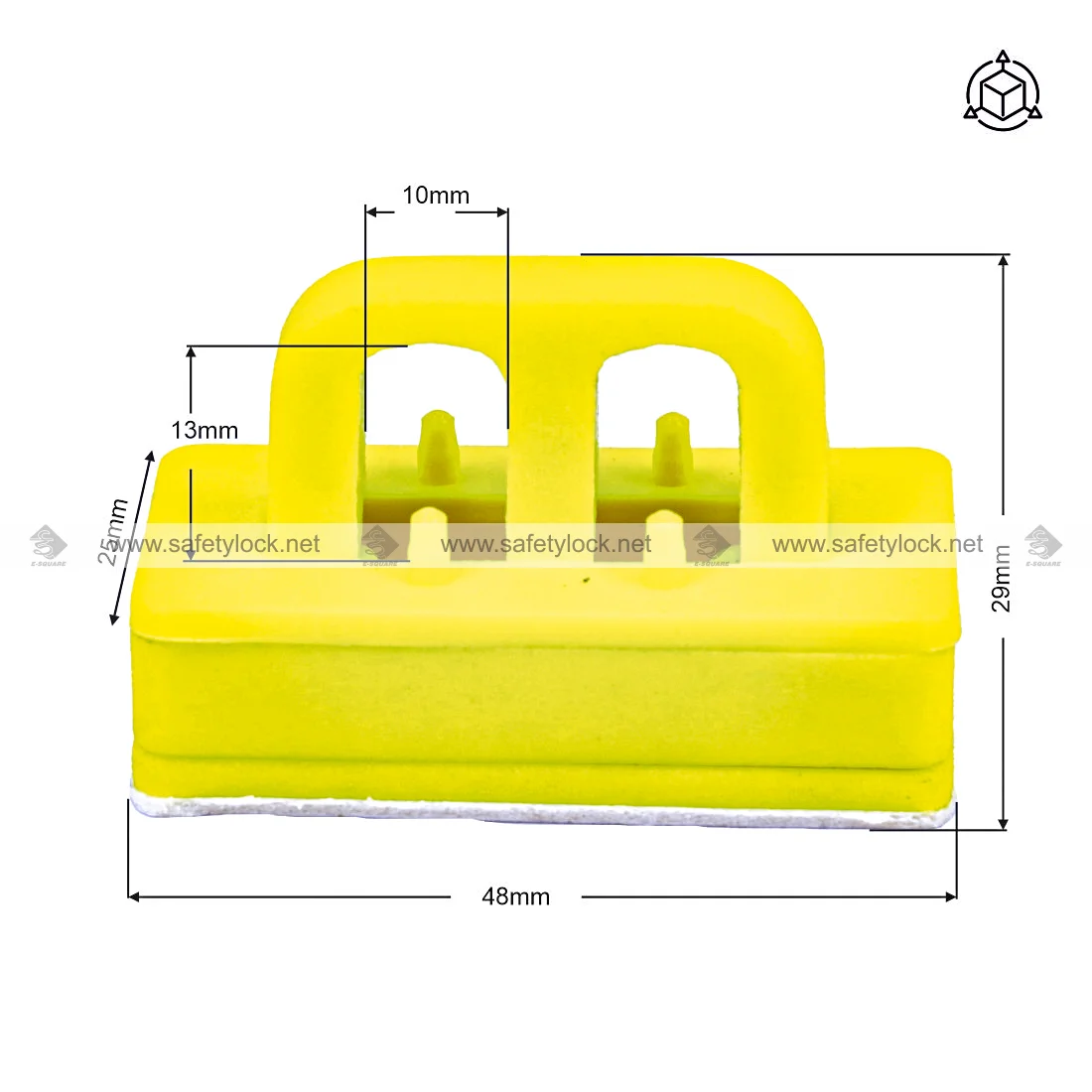 blocking bar lockout thick base dimension