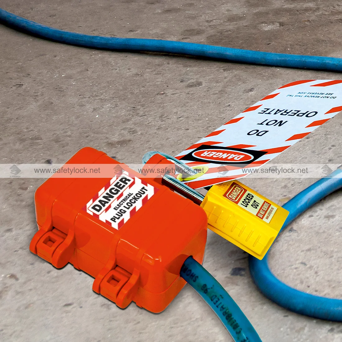 box type pneumatic lockout tagout
