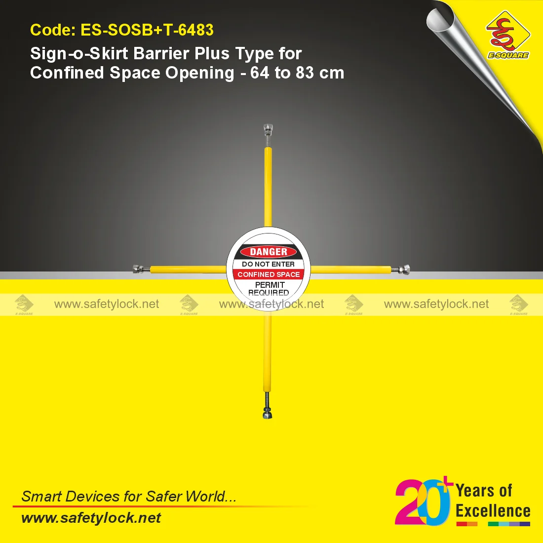 confined space barrier for safety by E-Square