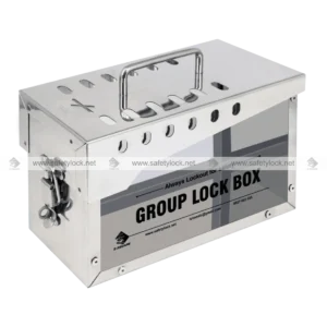 E-Square stainless steel group lockout box