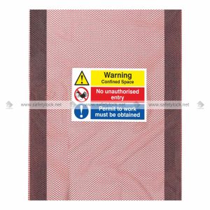 E-Square velcro confined space lockout cover