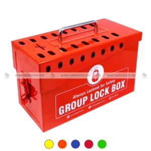 group lockout box red colour supplier
