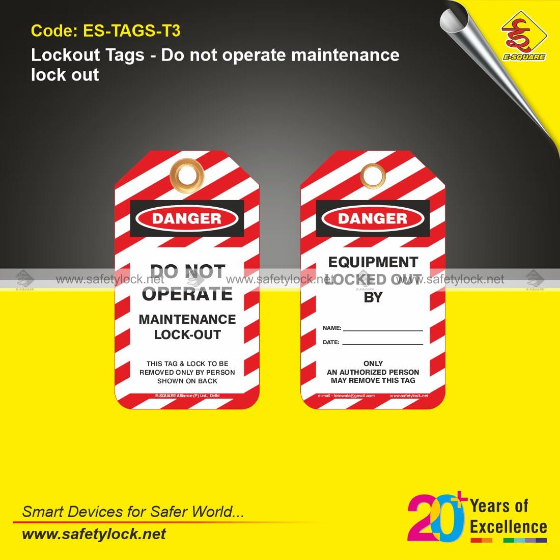 lockout safety tags manufacturer