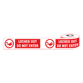 LOTO Barrier Tape