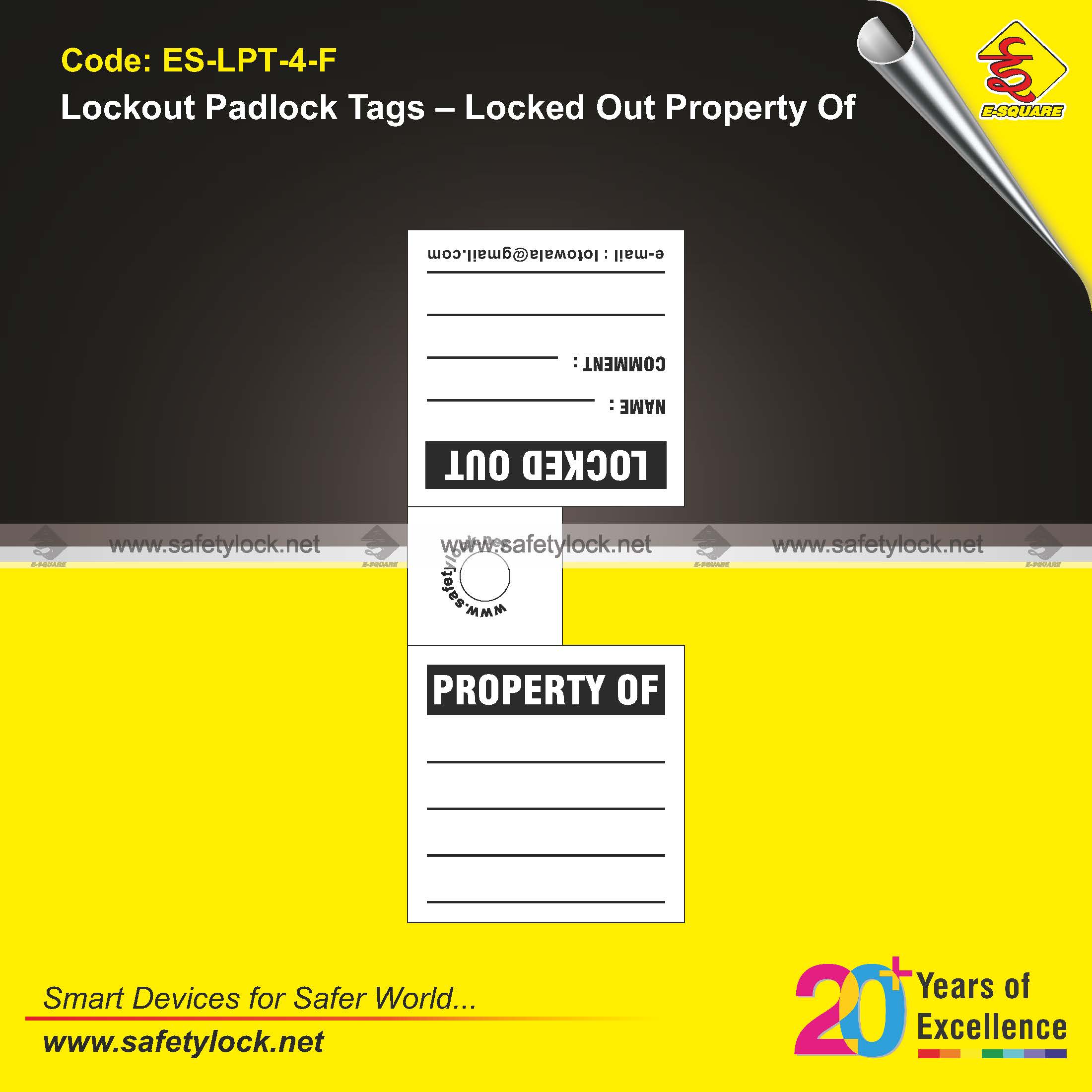 LOTO lock tags