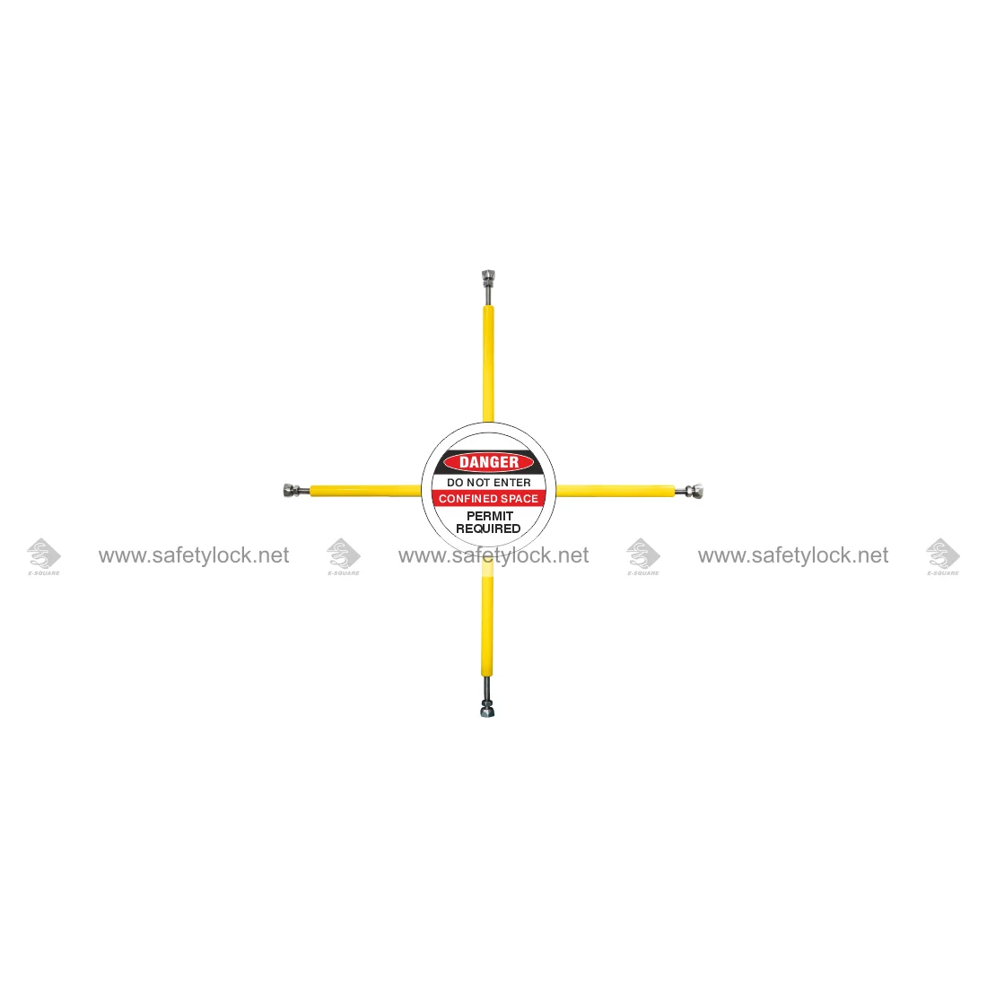 plus type confined space manhole barrier