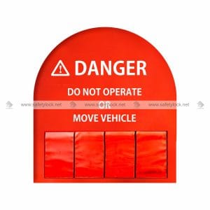 temporary steering wheel lockout cover with 4 pockets