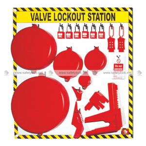 shadow lockout station for valve lockout tagout