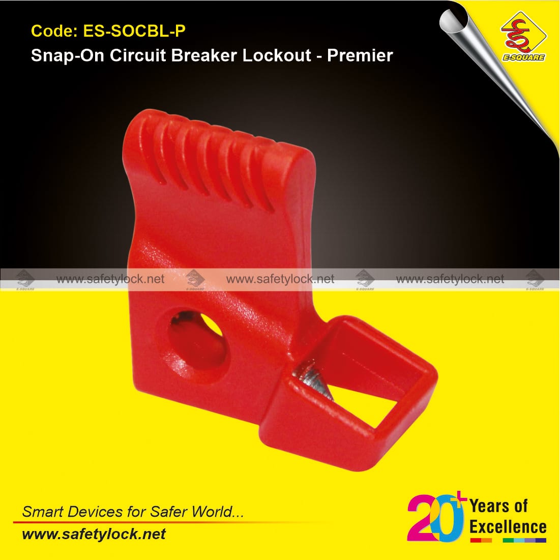 Snap-on circuit breaker lockout premier