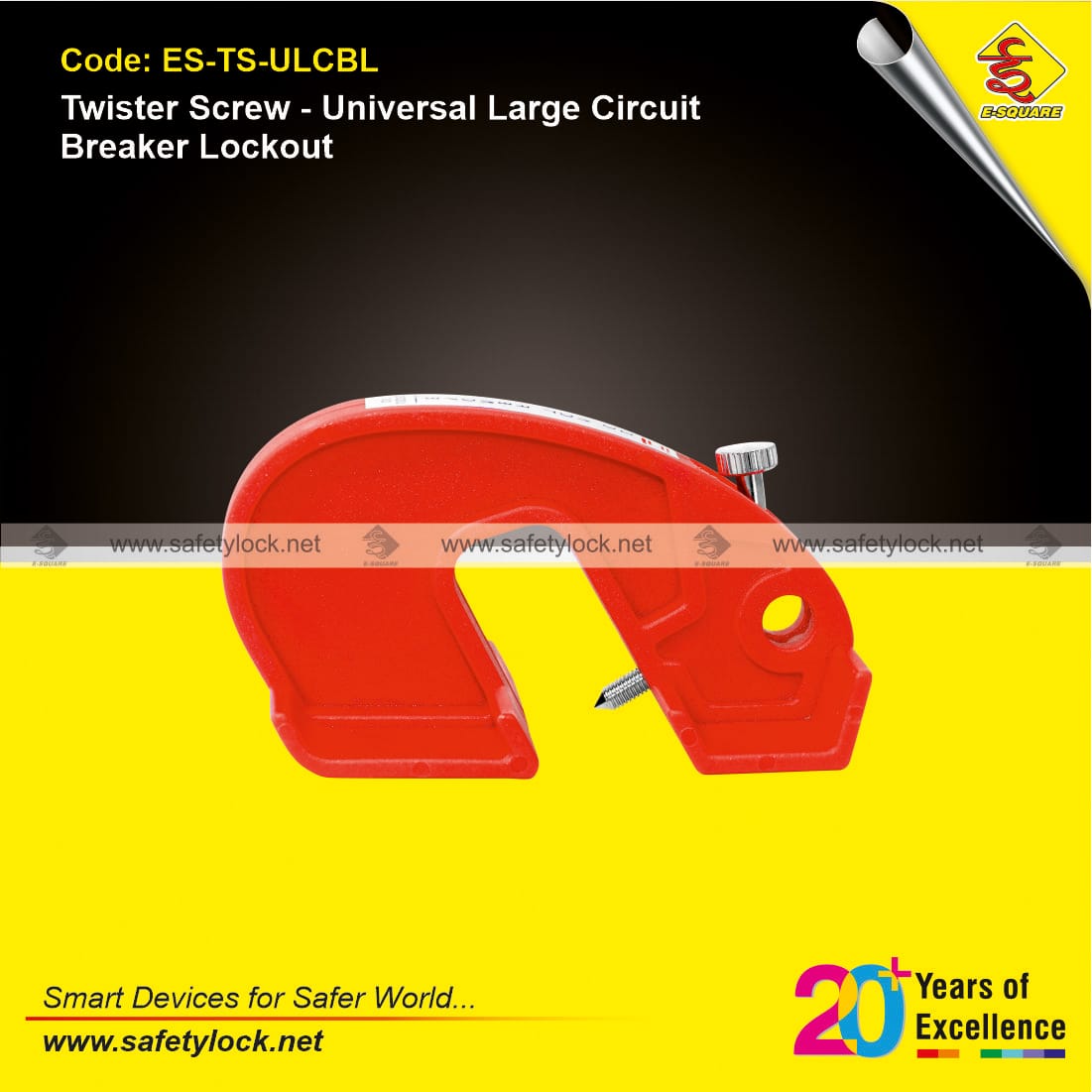 twister screw universal large circuit breaker lockout device