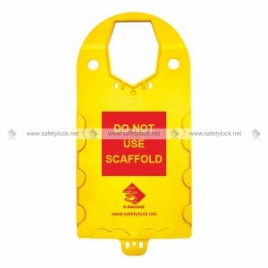 big size scaffolding tag holder yellow