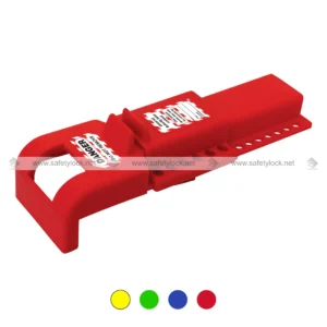 butterfly valve lockout red colour