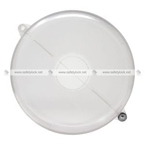 clear gate valve lockout device