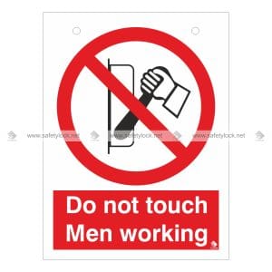 customised hanging lockout signs