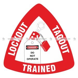 E-Square hard hat labels for safety