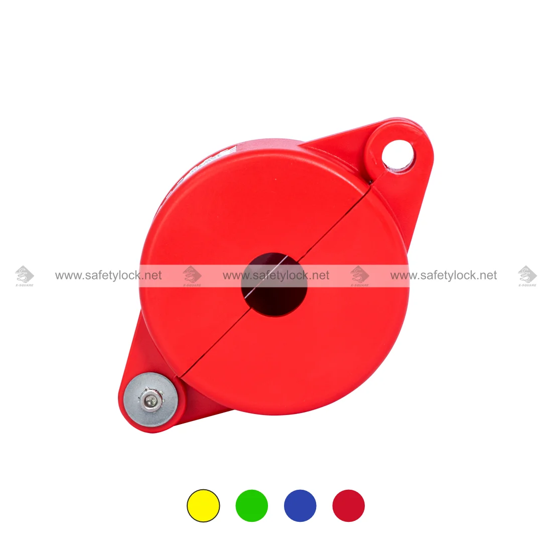 E-Square hinged gate valve lockout device