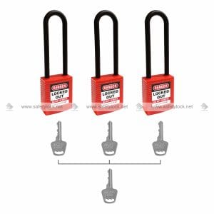 E-Square lockout padlocks