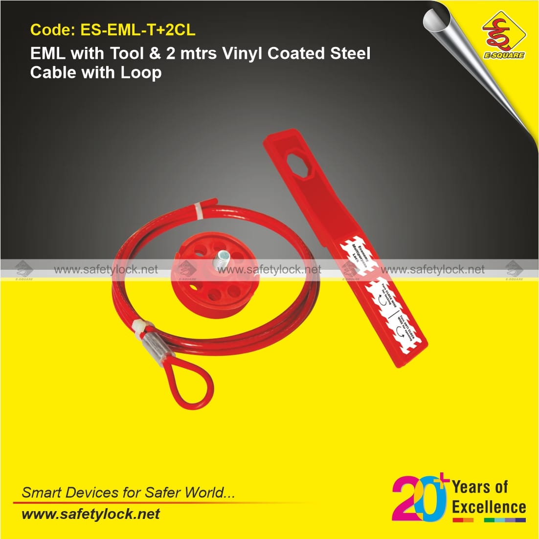 economy multipurpose cable lockout with tool
