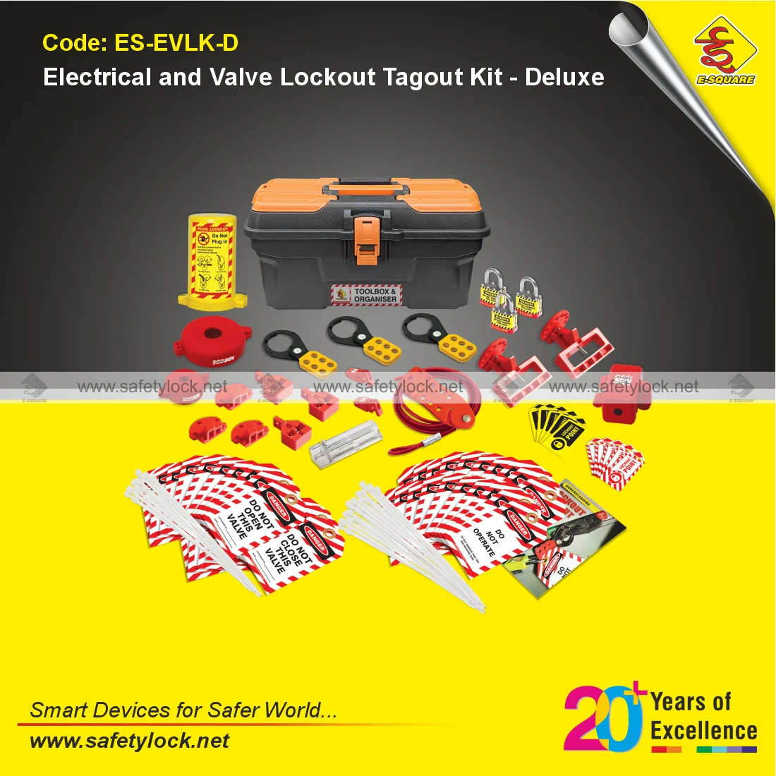 electrical and valve lockout tagout kit by E-Square Alliance