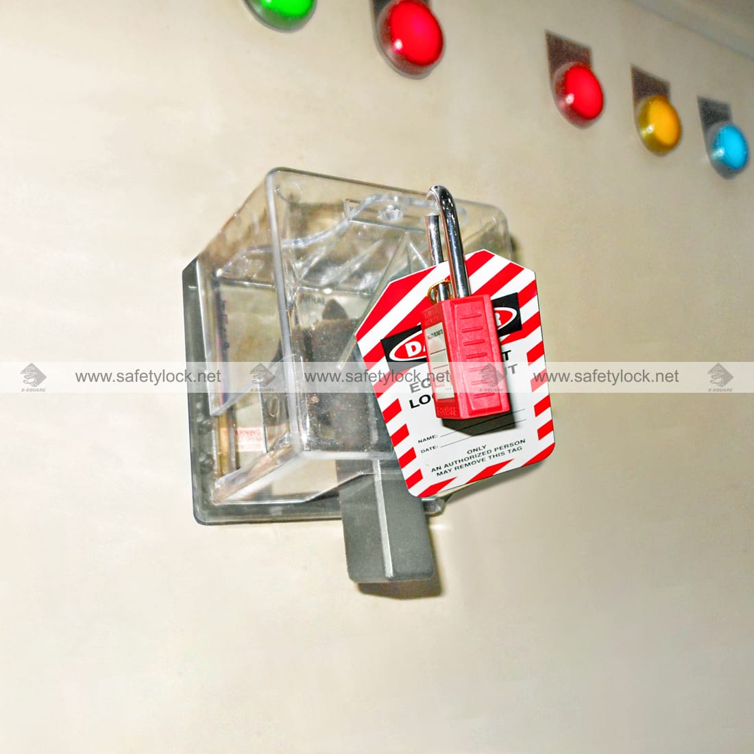 electrical panel levers lockout tagout