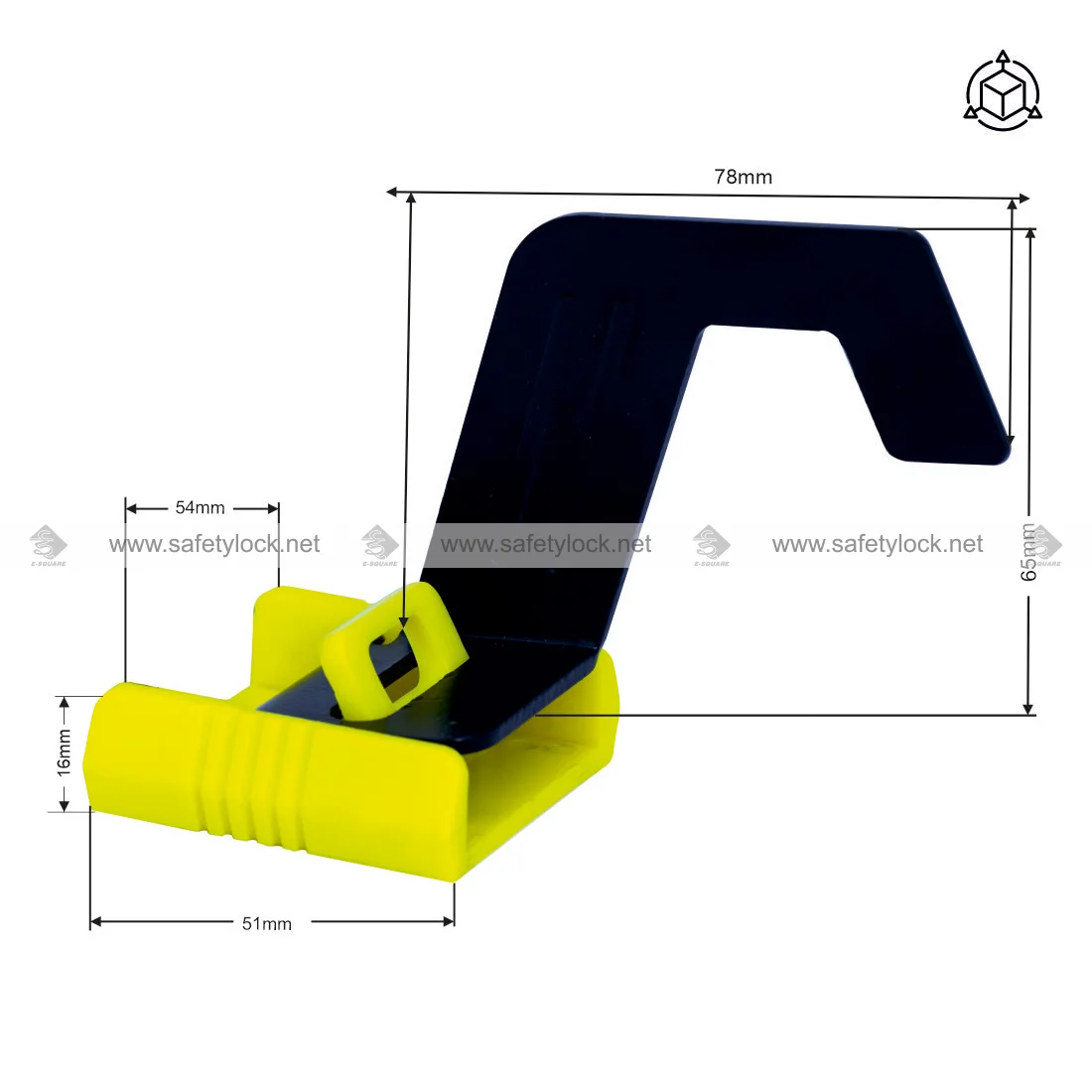 electrical panel lockout device for big handle dimension