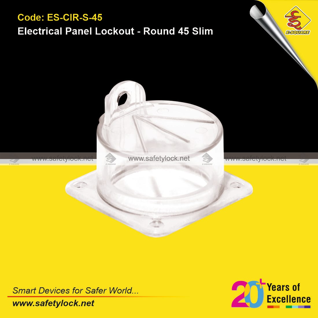 electrical panel lockout round 45 slim