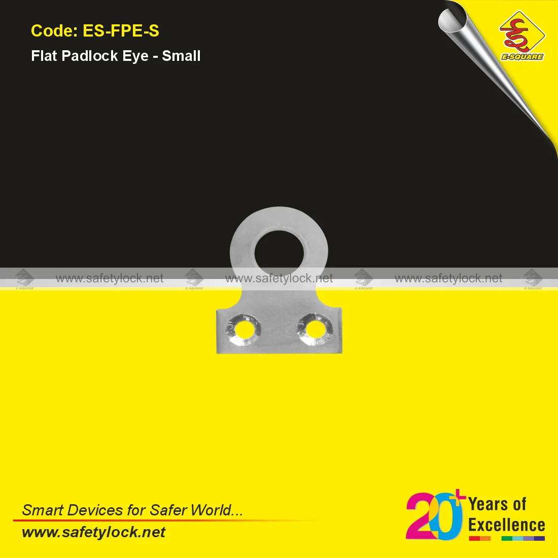 flat padlock eye for electrical panels lockout