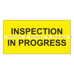 inspection in progress magnetic signs