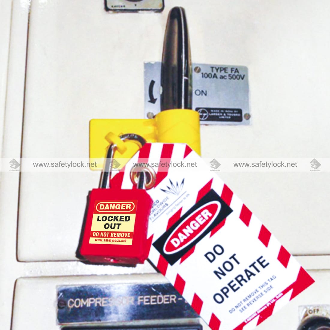 lockout gripper for L and T breakers