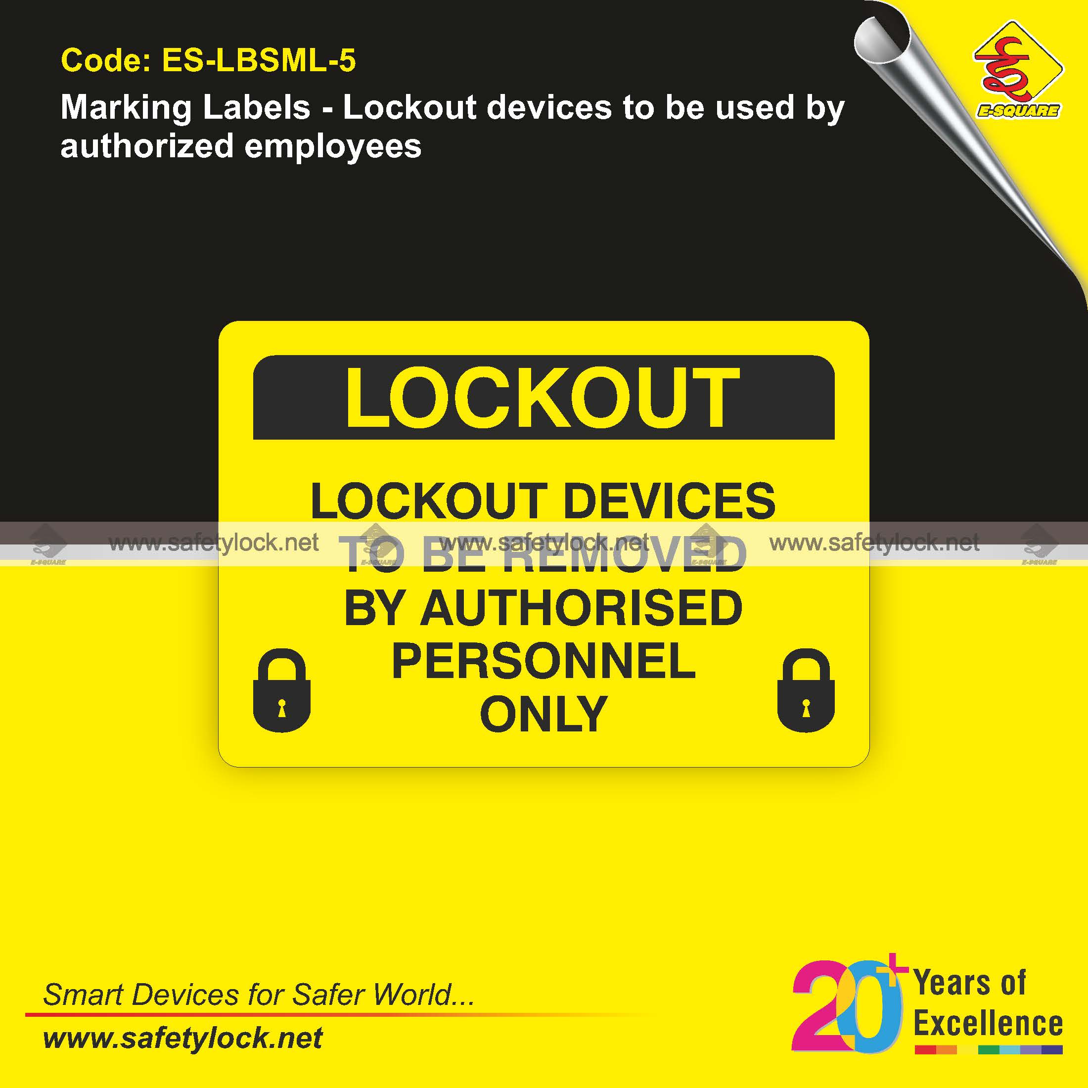 lockout marking labels for safety