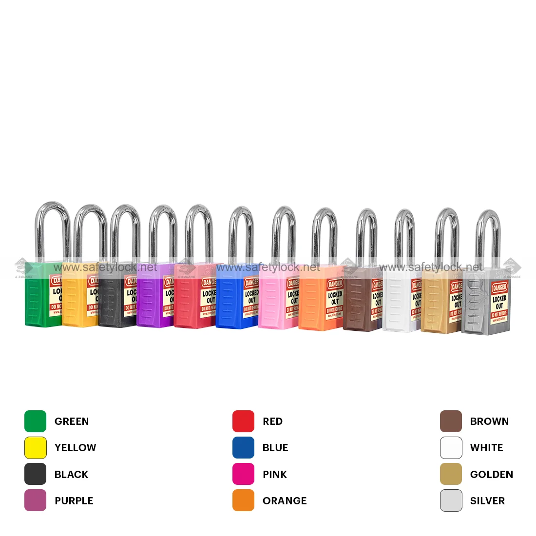 Lockout Padlock Colors