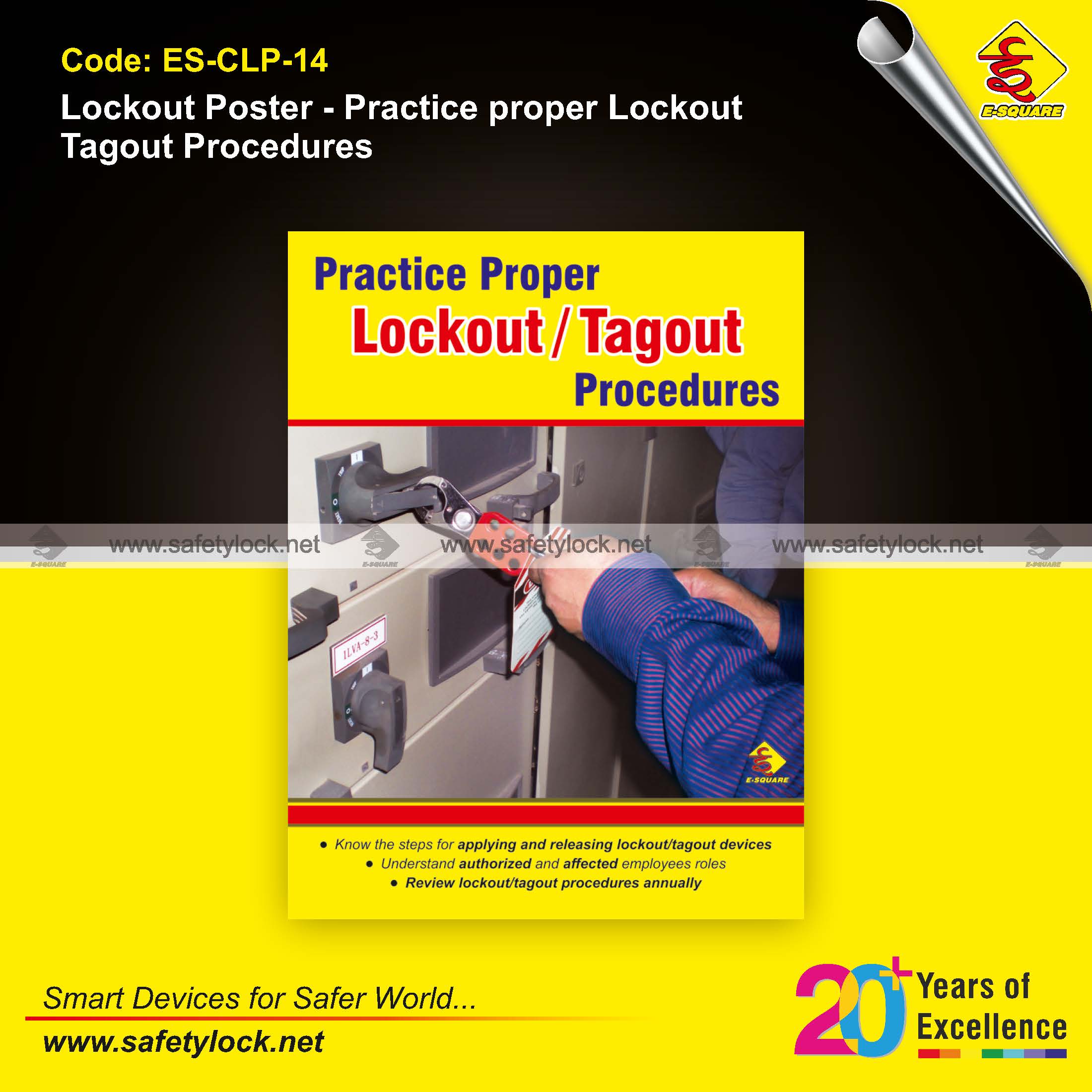 LOTO safety posters
