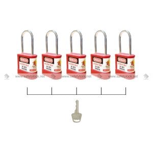 <b>Series 4</b> - OSHA Premier Lockout Safety Padlock - <b>Key Alike</b>