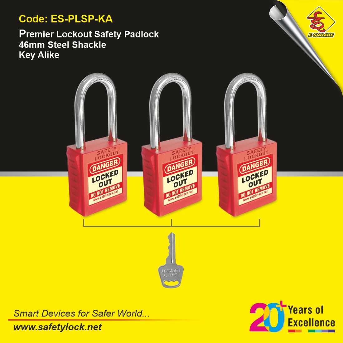 PLSP lockout safety padlock