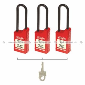 polyamide nylon lockout safety shackle