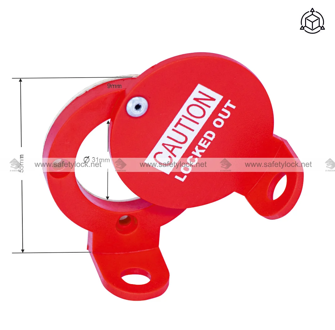 round shape di-electric lockout device dimension