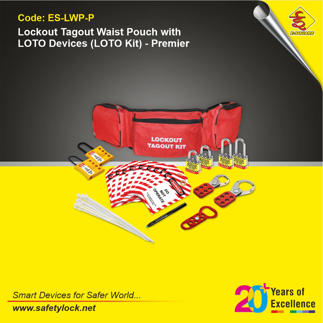 safety lockout waist pouch kit