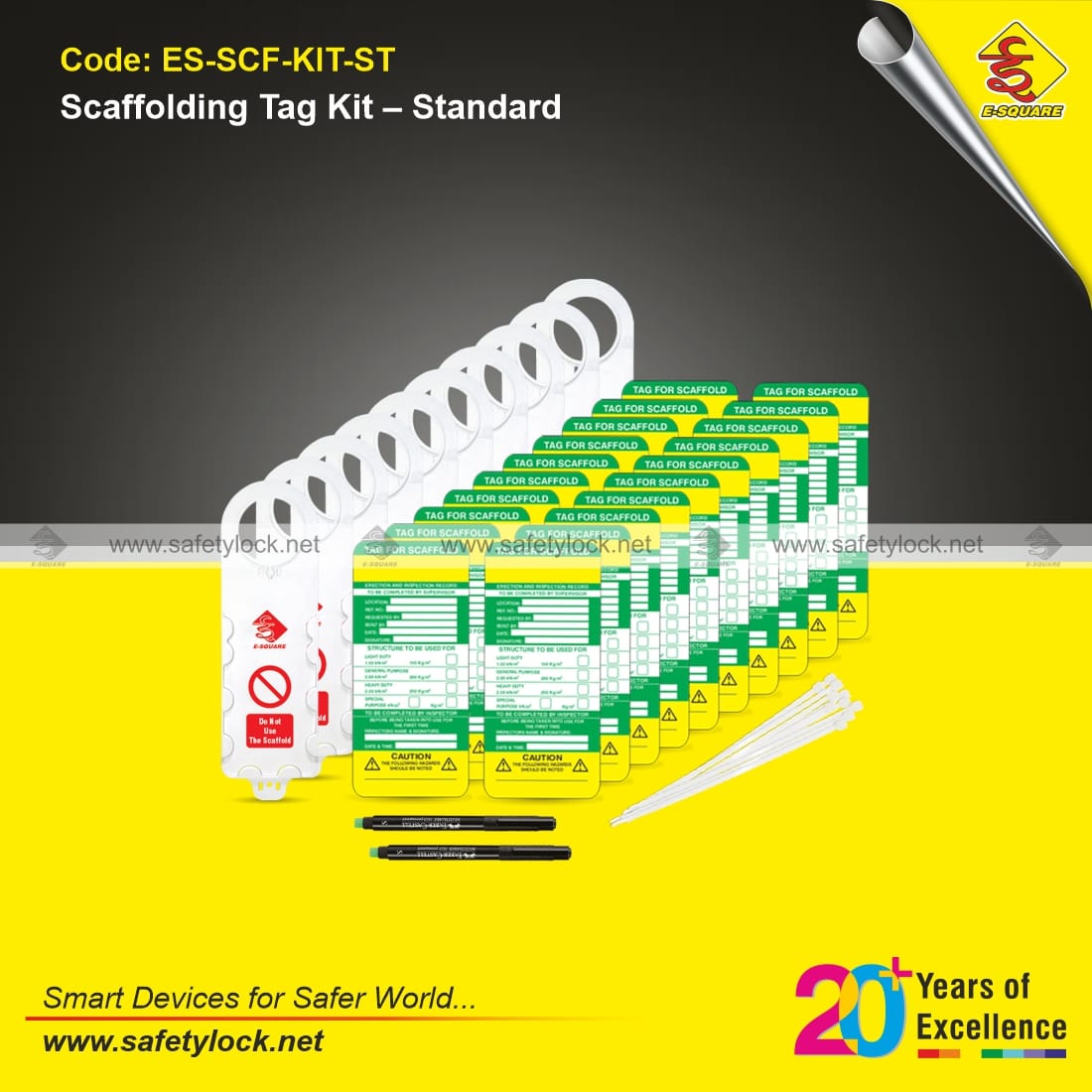 scaffolding tags kit