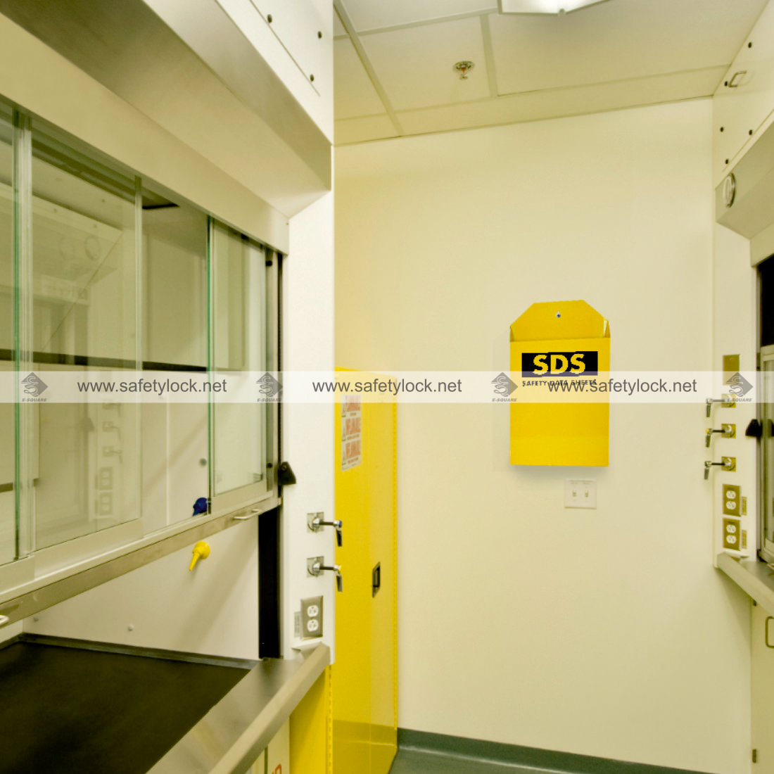 SDS cabinet at industrial area