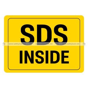 SDS signs for safety