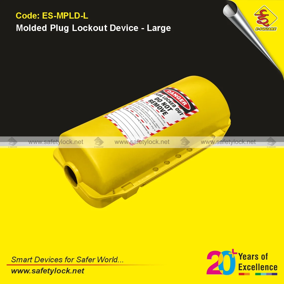 E-Square molded plug lockout supplier