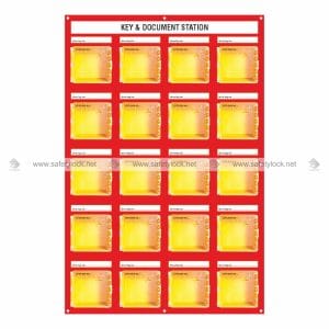 wall mounted lockout station for PVC group lockout box 20