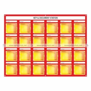 wall mounting station for ABS Polycarbonate group lock box