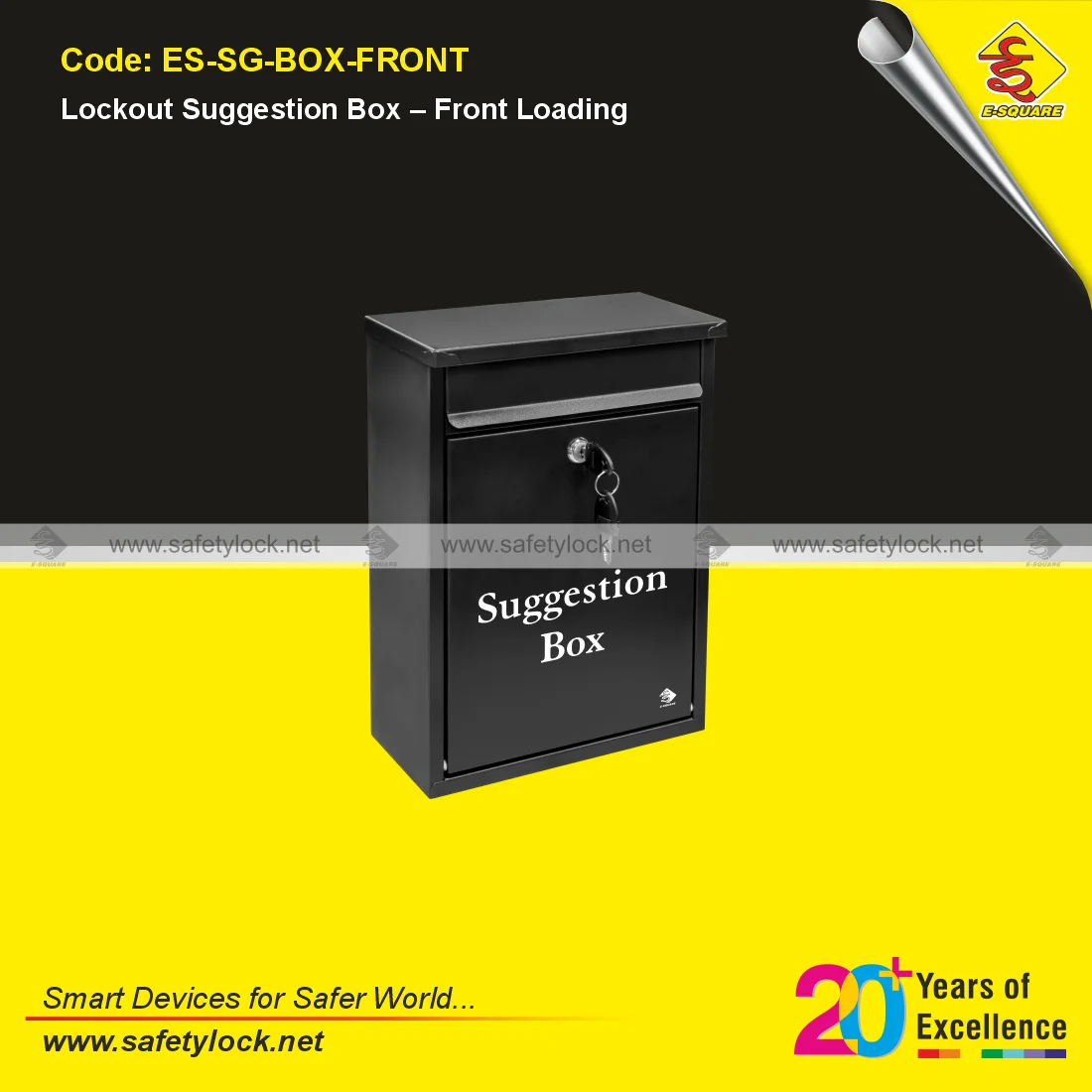 lockout suggestion box black colour