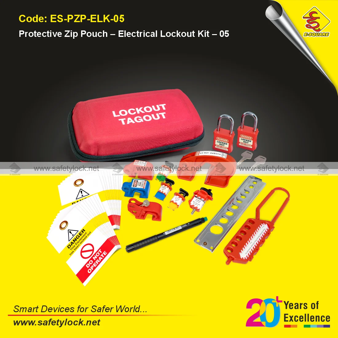 premium electrical lockout kit for LOTO supervisor