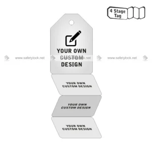4 stage flange perforated tags customisation