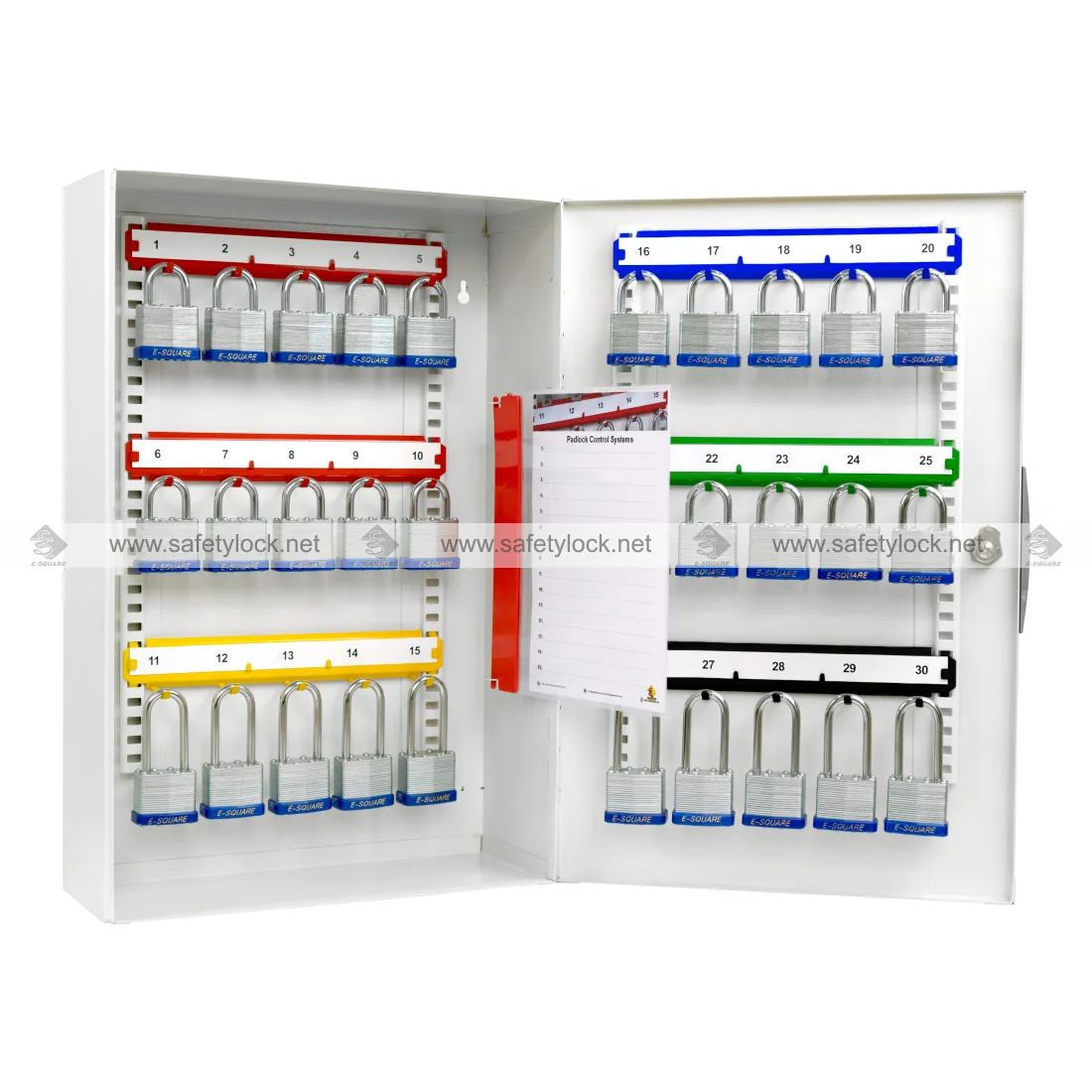 E-Square heavy duty steel padlock cabinet supplier
